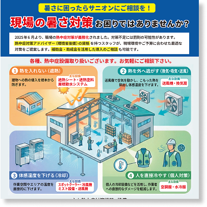 熱中症対策チラシ